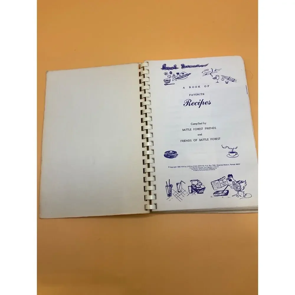 1969-1979 Favorite Recipes From Our‎ Best Cooks Kansas Church Cookbook Vintage